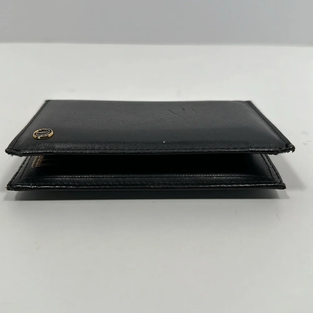Dunhill Fine Leather Bi-Fold Business Card Case/Wallet - Black